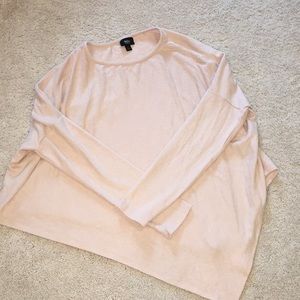 slanted bottom sweater